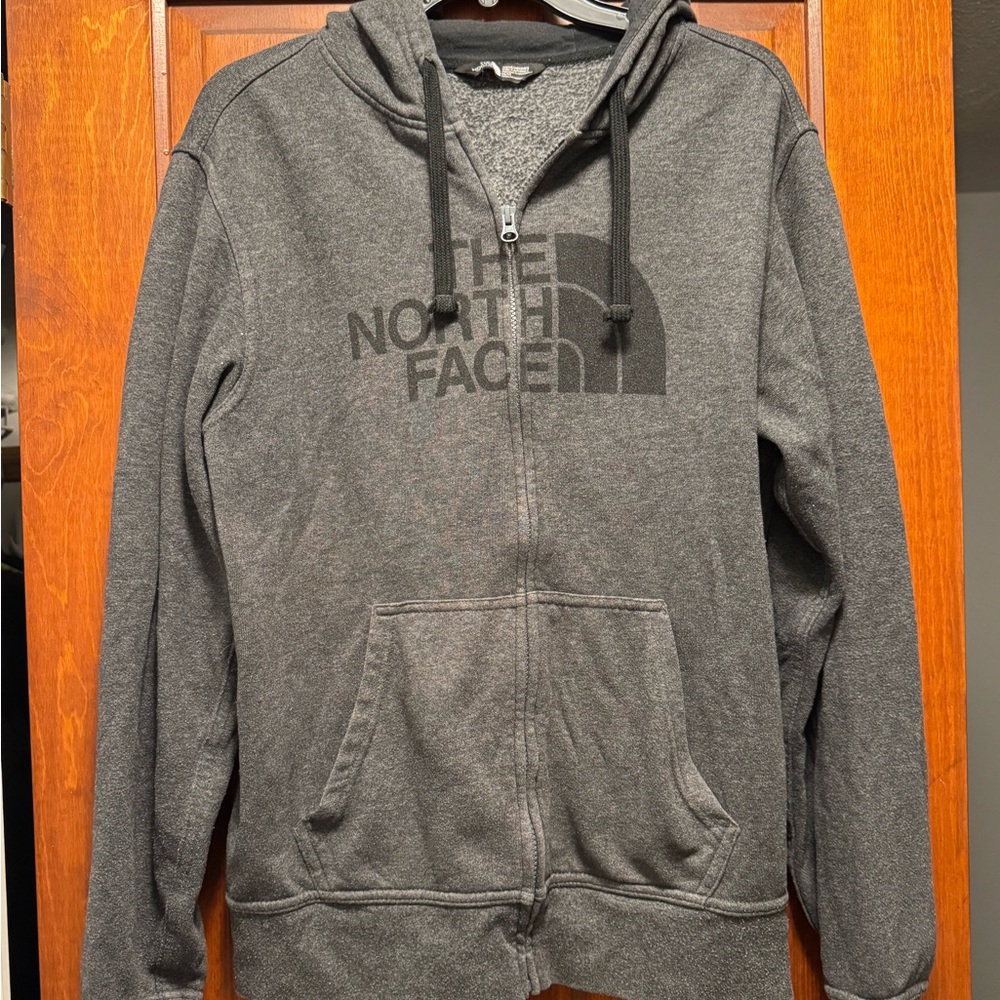The North Face Charcoal Fleece-Lined Jacket
